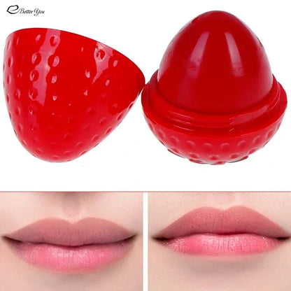 1PC Strawberry Makeup Lipbalm Moisturizer Labial Glair Sweet Tast Lip Balm Cosmetics Lip Color Lipstick Lipgloss Lip