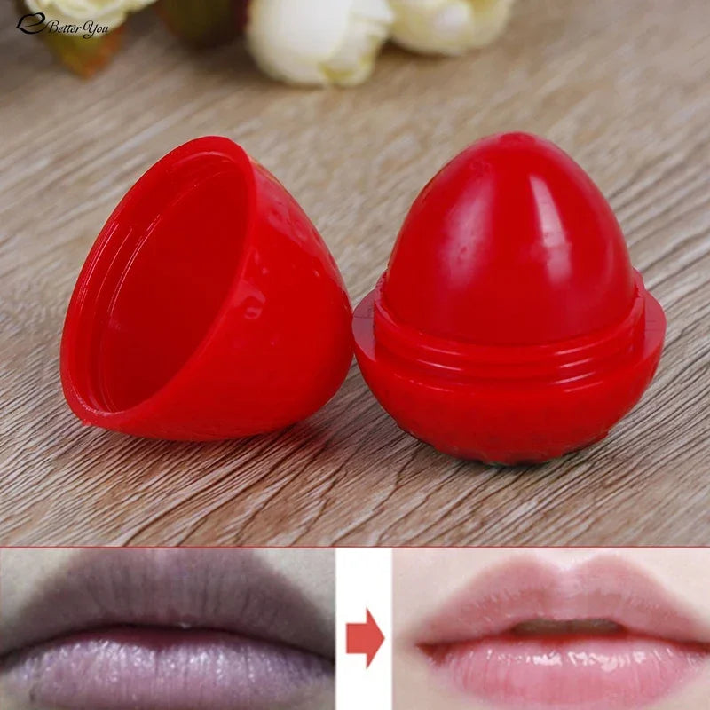 1PC Strawberry Makeup Lipbalm Moisturizer Labial Glair Sweet Tast Lip Balm Cosmetics Lip Color Lipstick Lipgloss Lip