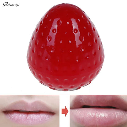 1PC Strawberry Makeup Lipbalm Moisturizer Labial Glair Sweet Tast Lip Balm Cosmetics Lip Color Lipstick Lipgloss Lip