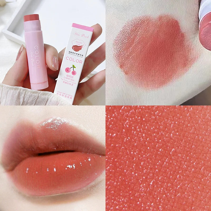 1/3pcs Lip Balm Moisturizing Anti- Lip Balm Anti-cracking Lipstick Easy To Carry Colored Lip Tint Makeup Lip Care Cosmetics