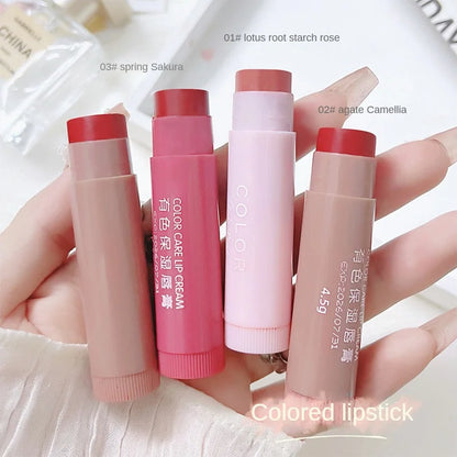 1/3pcs Lip Balm Moisturizing Anti- Lip Balm Anti-cracking Lipstick Easy To Carry Colored Lip Tint Makeup Lip Care Cosmetics