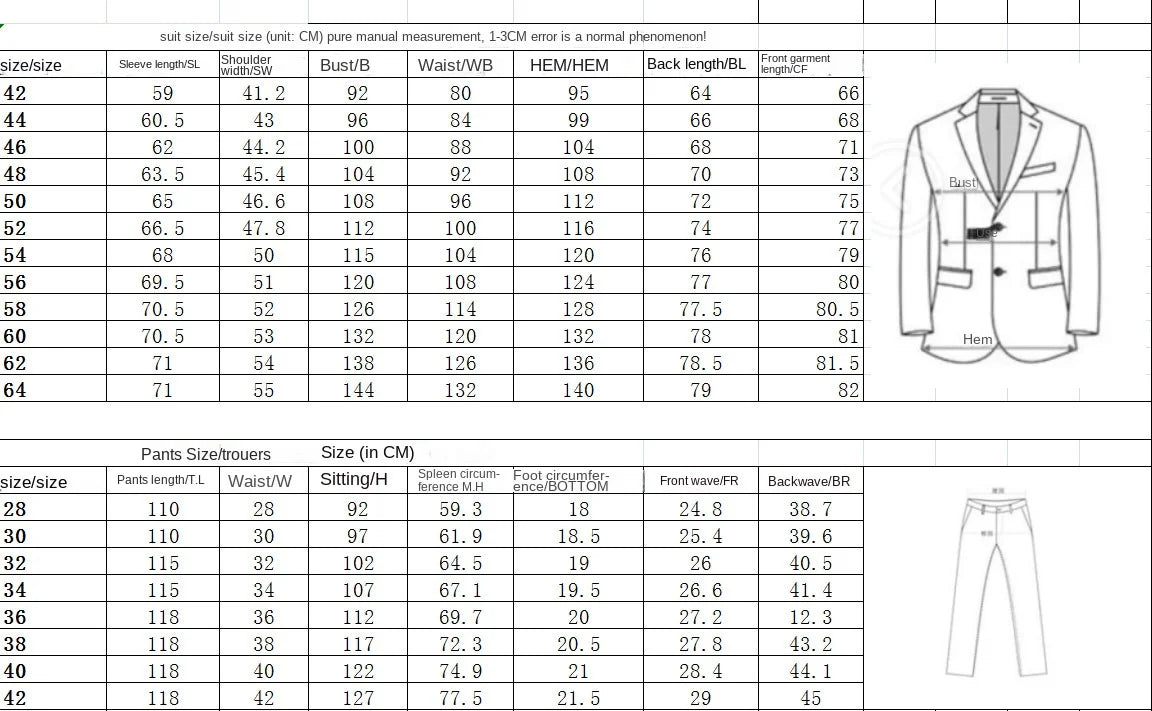 2024 Suit Men's Dress Pattern Banquet Wedding Groom Three-piece Men's Suit European Size   Men Clothing